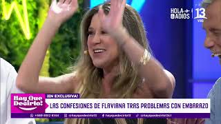 Las confesiones de Flaviana tras sus problemas en embarazo | Hay Que Decirlo | Canal 13