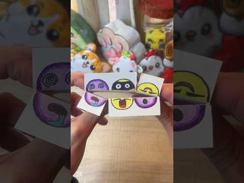 Diy Cute emojis 😵‍💫😲 #art #diy #crafts #papercraft #thingstodo #cute