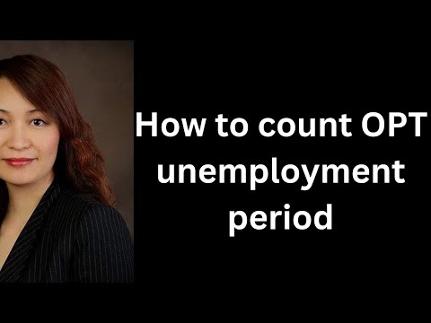 How to count OPT unemployment period