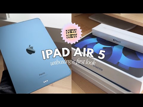 iPad Air 5 UNBOXING & FIRST LOOK! ✨