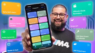 12 BIG iPhone Shortcuts! - Ultimate Movie List, Recipe GPT, Wallpaper at Sunset