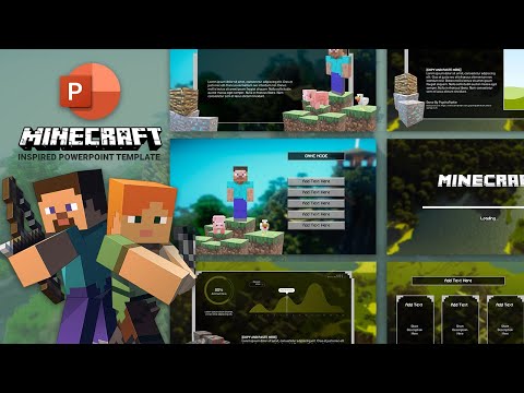 MInecraft Powerpoint | Aesthetic PowerPoint Presentation | FREE TEMPLATE | PREVIEW