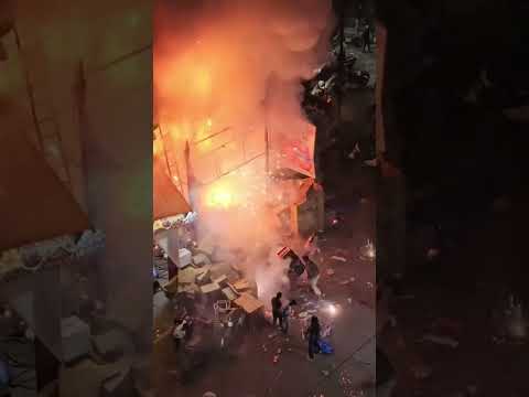 Diwali 2024 | Fire accident at crackers shop @ Koti #new #foryou #viralvideo #viralshorts #shorts