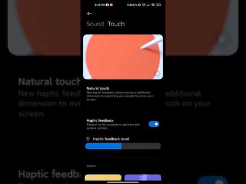 Xiaomi's New Haptic Feedback for MIUI 12.5 #shorts 🔥🔥🔥