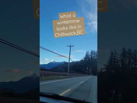 Winter time in Chilliwack,British Columbia Canada#beautifulbc#shorts