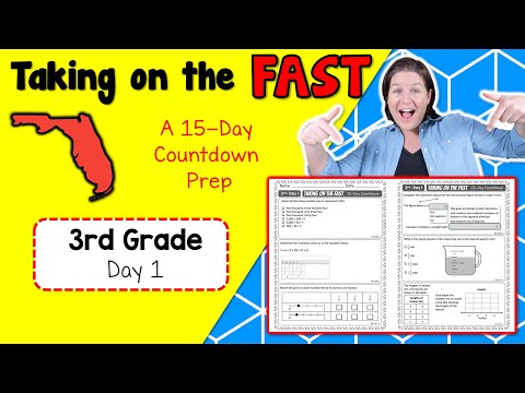 3rd Grade | 15-Day FAST Math Countdown Series | Day 1