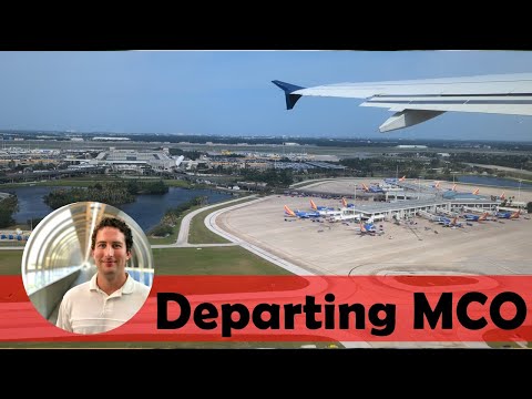 Departing from MCO Airport | Orlando International Airport [Delta Airlines Flight DL 1729]