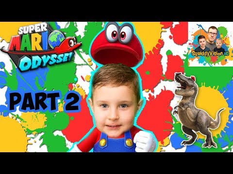 17 Moons in Sand Kingdom! Super Mario Odyssey Let's Play with Squiddy Vision HD