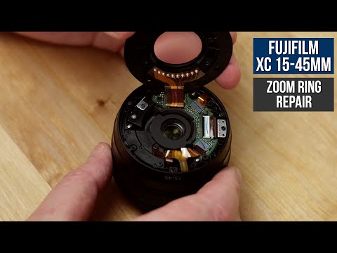 Fujifilm XC 15-45mm Lens Repair for Stuck / Non-working Zoom Ring