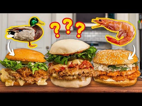 I Made Smash Burgers from EVERY Animal