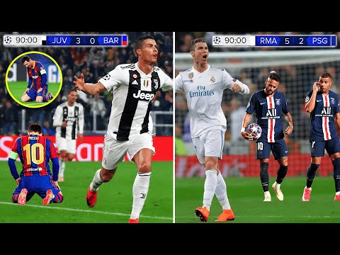 40 Times Cristiano Ronaldo Destroyed Big Teams in the Champions League