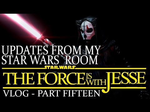 UPDATES FROM MY STAR WARS ROOM - VLOG PART 15 - LET'S SPREAD THE 3.75" COLLECTION OUT!