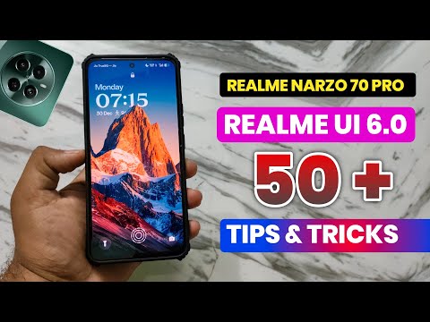 Realme Narzo 70 Pro Realme Ui 6.0 Android 15 50+ Tips & Tricks!