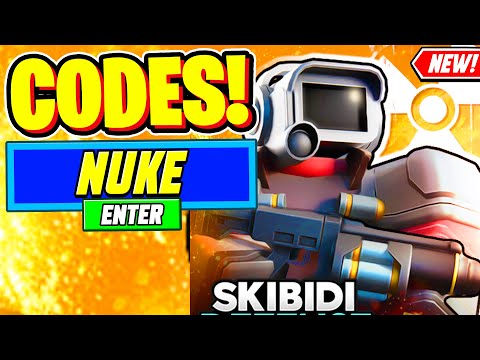 ⚠️New⚠️ ALL WORKING NUKE UPDATE CODES For Skibidi Tower Defense - Roblox Skibidi Tower Defense Codes