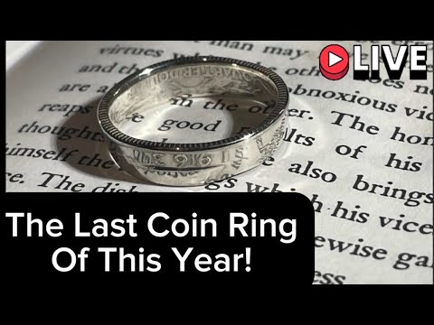 Ringing In The New Year By Making His And Her Coin Rings!