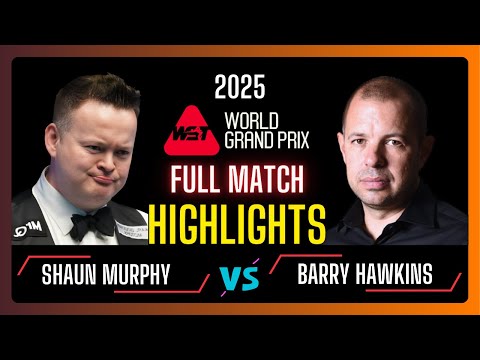 Shaun Murphy vs Barry Hawkins Full Highlights | World Grand Prix 2025 | #snooker2025 | #snooker