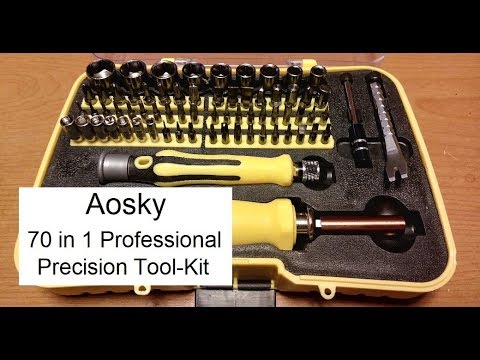 Aosky Professional Precision Magnetic Screwdriver 70 in 1 Electronic Repair Tool Kit