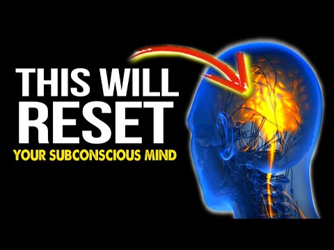 "Reprogram your subconscious mind” and you will manifest anything you desire