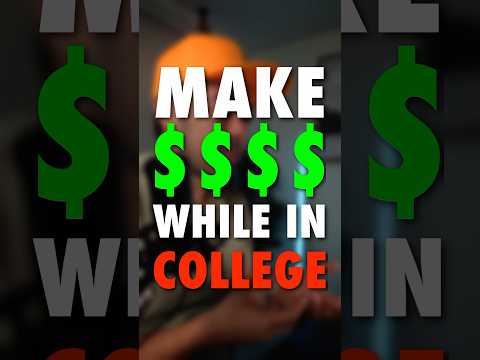 Can you make good money while going to college? #money #moneymindset #collegejobs