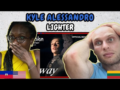 REACTION TO Kyle Alessandro - Lighter (MUSIC VIDEO | Norway 🇳🇴 Eurovision 2025)| FIRST TIME WATCHING