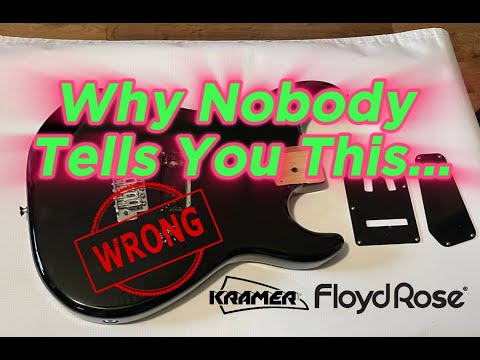 Floyd Rose Install: Installing a Floyd Rose Tremolo on Your Guitar