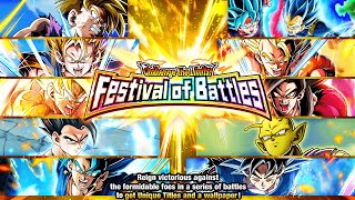 THE HARDEST EVENT IN DOKKAN BATTLE COMPLETED! CHALLENGE THE LIMITS! FESTIVAL OF BATTLES!