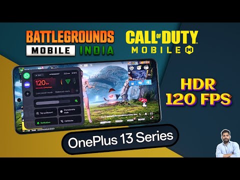 OnePlus 13 Series : How To Play BGMI & COD In HDR At 120FPS?