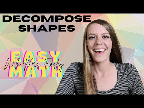 DECOMPOSE SHAPES [Equal Areas/Fractions] 3rd Grade Math