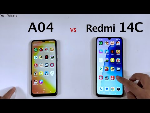 SAMSUNG A04 vs Redmi 14C - Speed Test