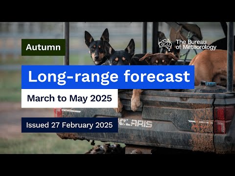 Autumn 2025 Climate and Water long-range forecast, issued 27 February 2025