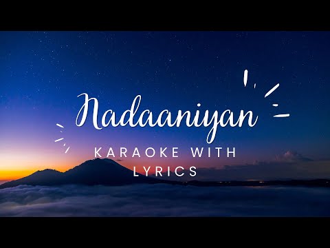 Nadaaniyan - Akshath Karaoke With Lyrics  | Lyrics video | Acoustic Karaoke #karaoke #trend