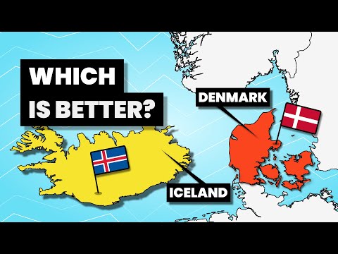 Iceland vs Denmark! Countries Compared