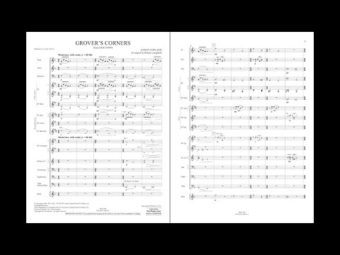 Grover's Corners (from Our Town) by Aaron Copland/arr. by Robert Longfield