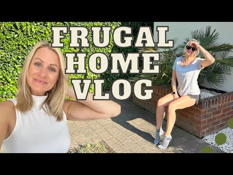 Frugal Living Home Vlog. Productive Day Doing The Big Jobs! Cleaning, Gardening, Home Organisation!