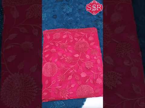 Ravishing Embroidered Net Saree @ssrtextiless #latestfashiontrends