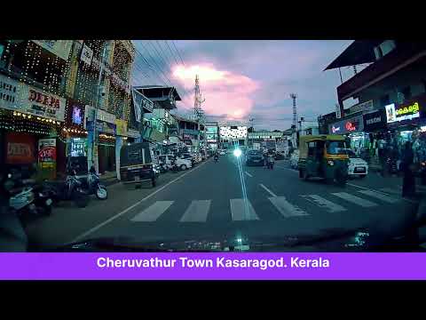 An Evening Ride to Cheruvathur Town. Kasaragod. Kerala