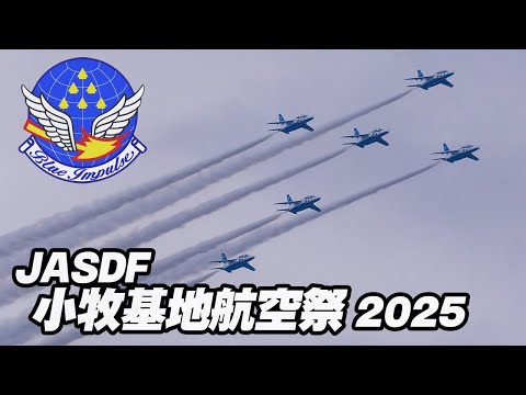 ブルーインパルス！曇天でも4.6万人を魅了！迫力の展示飛行 小牧基地航空祭2025