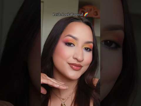 Pride Makeup Tutorial #viralmakeup #makeup #pridemakeup