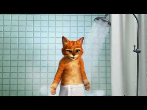 Puss in Boots TV Spot Old Spice Spoof [HD] 2011