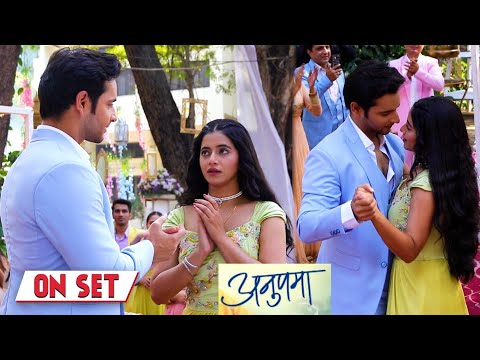 Anupamaa ON SET: Prem & Rahi's ROMANTIC DANCE | Prem Rahi Comes Closer #anupamaa