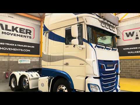 New In Stocklist For Sale: DAF XF106 530 SUPERSPACE *EURO 6* 6X2 TRACTOR UNIT – 2018 – HS18 LRZ