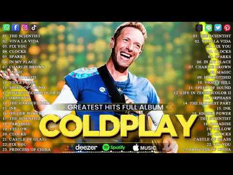 Coldplay Best Songs Playlist 2024💥The Best Of Coldplay💥Original Songs ~ The Scientist