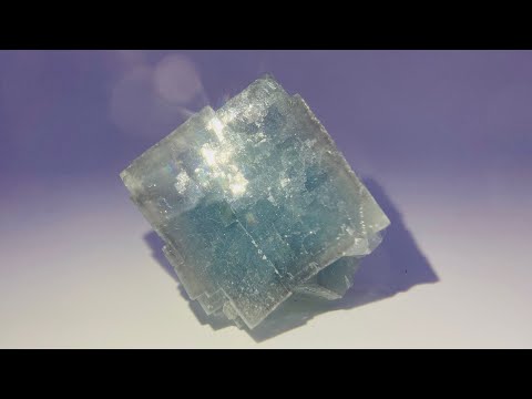 Blue Fluorite Crystal | Yaogangxian Mine, China