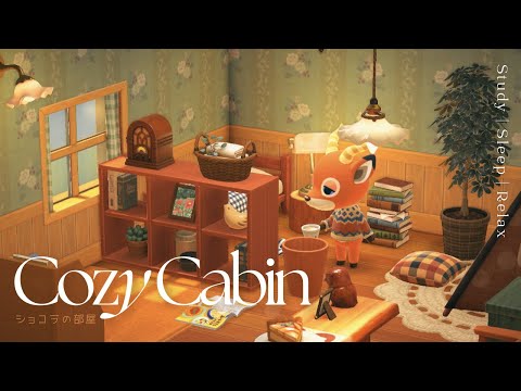 Cozy Cabin 🥧 | Relaxing Jazz Music for Studying, Reading & Sleeping | Animal Crossing BGM 𖡼.𖤣𖥧