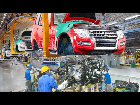 Inside Massive Japanese Factory Building Legendary Pajero From Scratch - Production Line