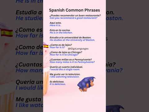 Spanish Common Phrases Part 23 #LearnSpanish #SpanishPhrases