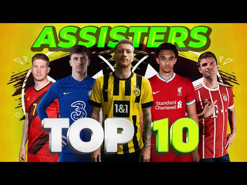 Top 10 Assisters of the Season 2021/22