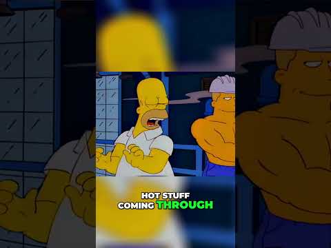 Family Bonds: Homer and Bart's Unforgettable Steel Mill Visit #shorts #viralvideo