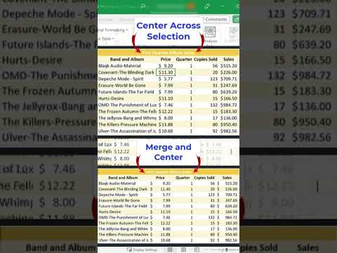 Excel Hack: Center Text Across Multiple Cells -Easy Trick #shorts #exceltips #exceltutorials #excel