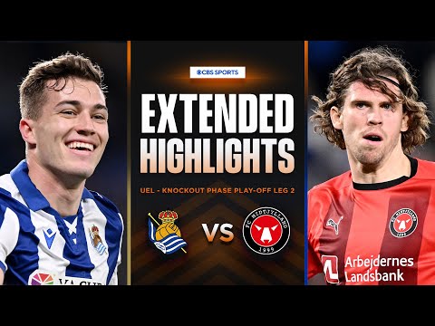 Real Sociedad vs. Midtjylland: Extended Highlights | UEL Knockout Phase Play-off Leg 2 | CBS Sports